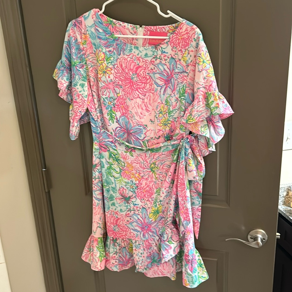 Lilly Pulitzer Wrap Dress Size 14
